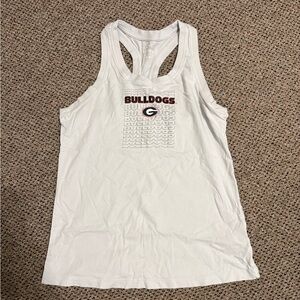 Nike UGA Bulldogs Women’s White Tank Top